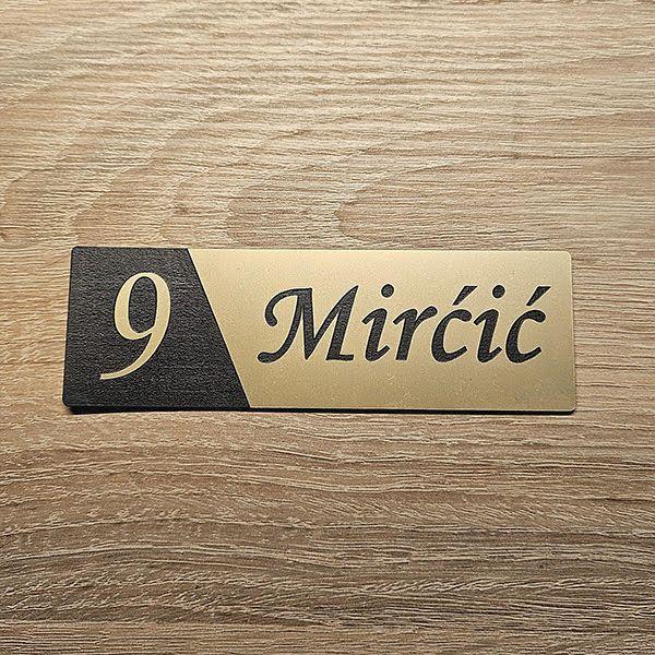 Pločica za vrata tip 6